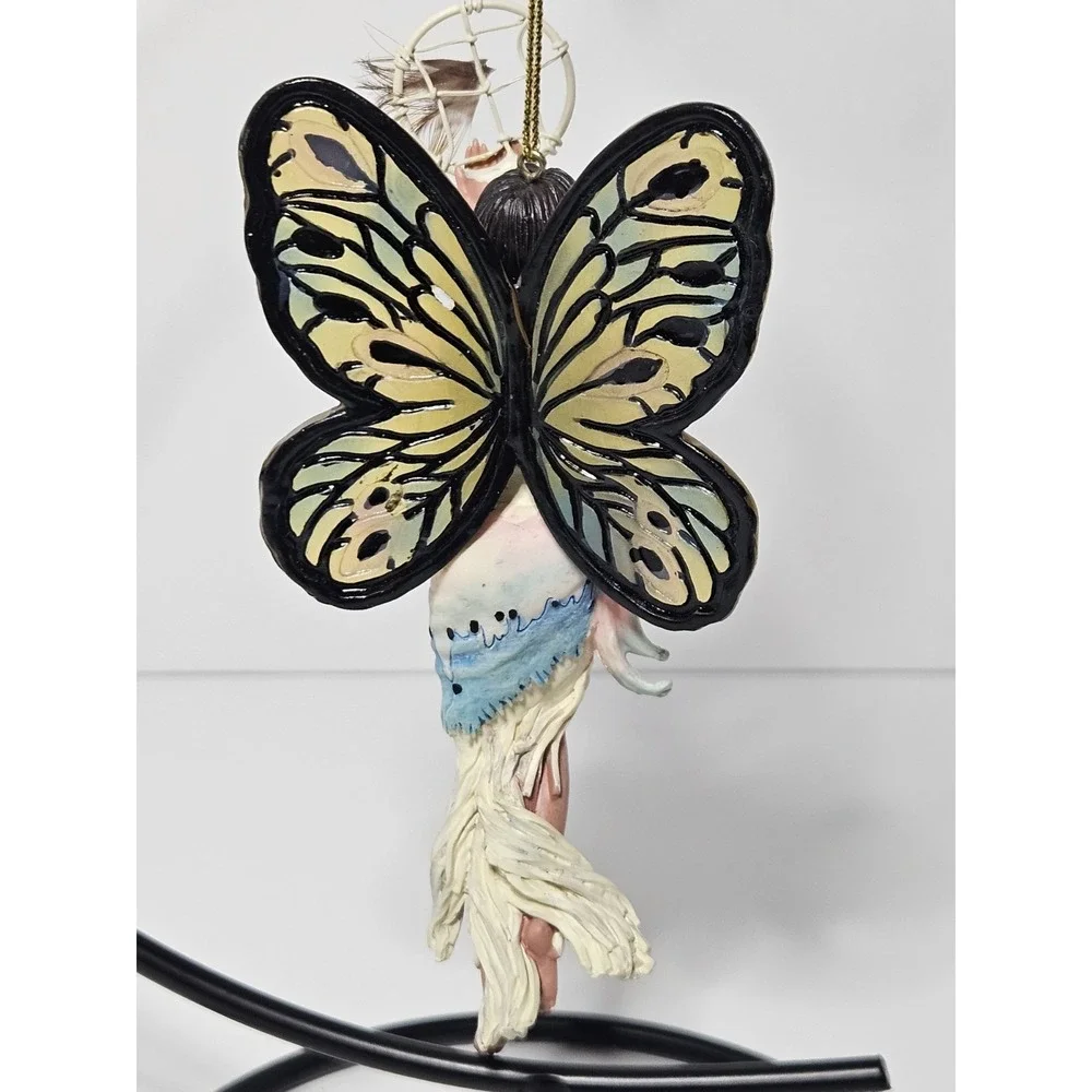 Vtg Ashton Drake Dream Catchers Vigil Spirit of the Butterfly Dance Ornament '03